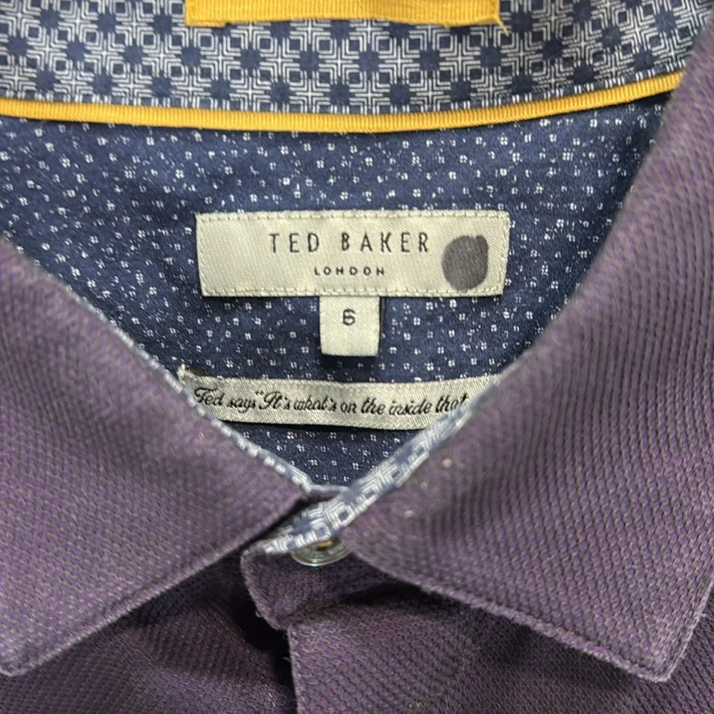 Ted Baker purple dress‎ shirt
